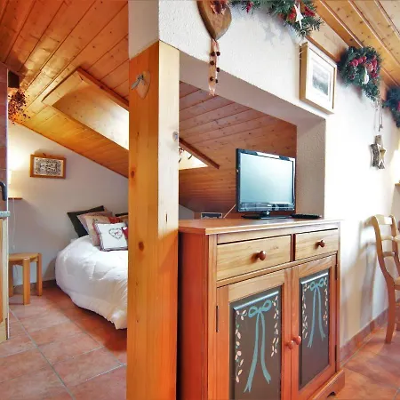 公寓 Studio L'espace Montagne-12 霞慕尼